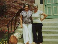 Aunt Honey and Ruth Mendell
