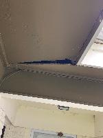 Photo by pest control showing soffit separation 
