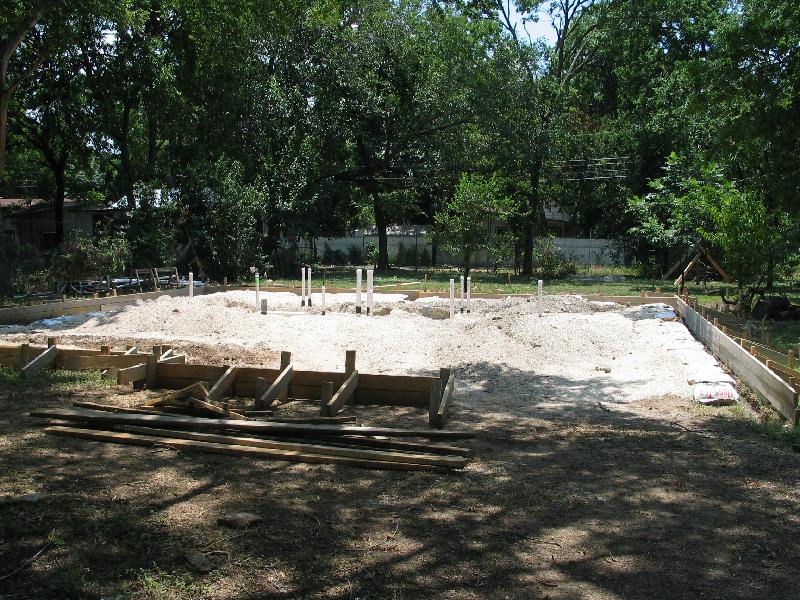 Foundation work
