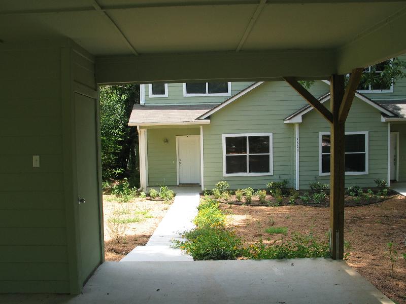 inside the carport