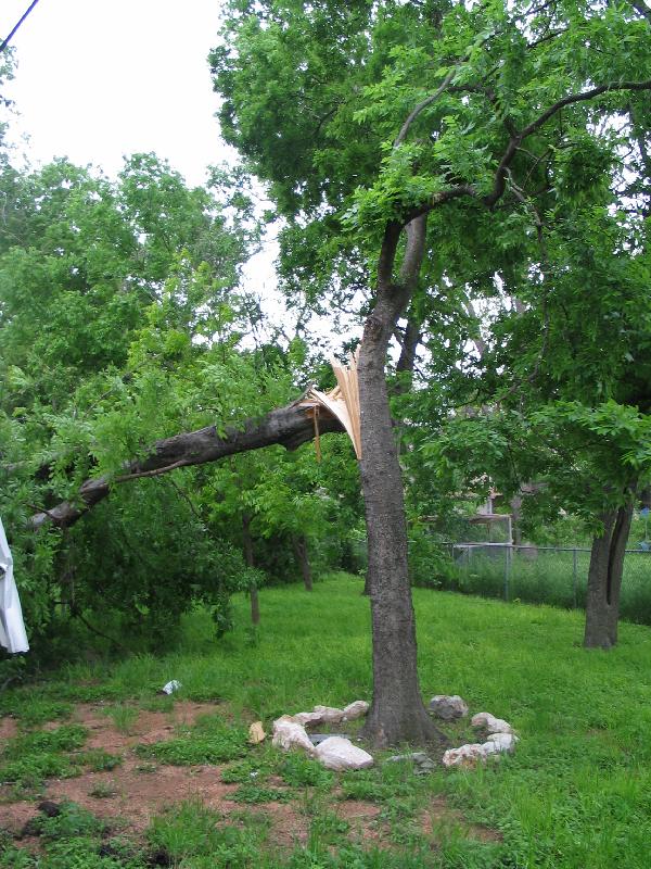 storm damage - 4/13/07
