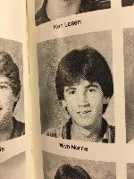 Wyn Norris High School Yearbook photo 
