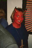 Julie as 'The Devil in the Blue Dress'