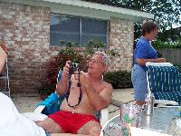 Grandpa D taking a photo
