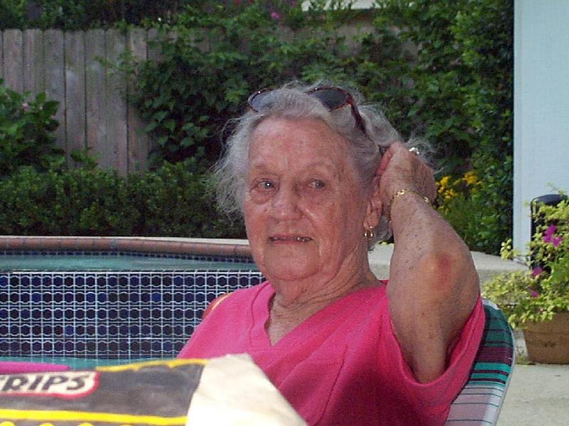 Great Grandma Van Horn, July 4 1999
