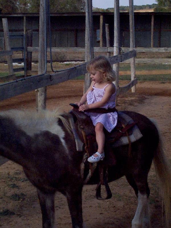 Enzo's birthday - Jordan's first pony ride