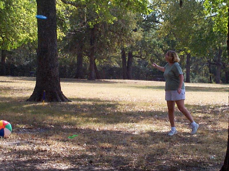 Lake Somerville - frisbee throw that way