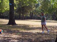 Lake Somerville - frisbee throw that way