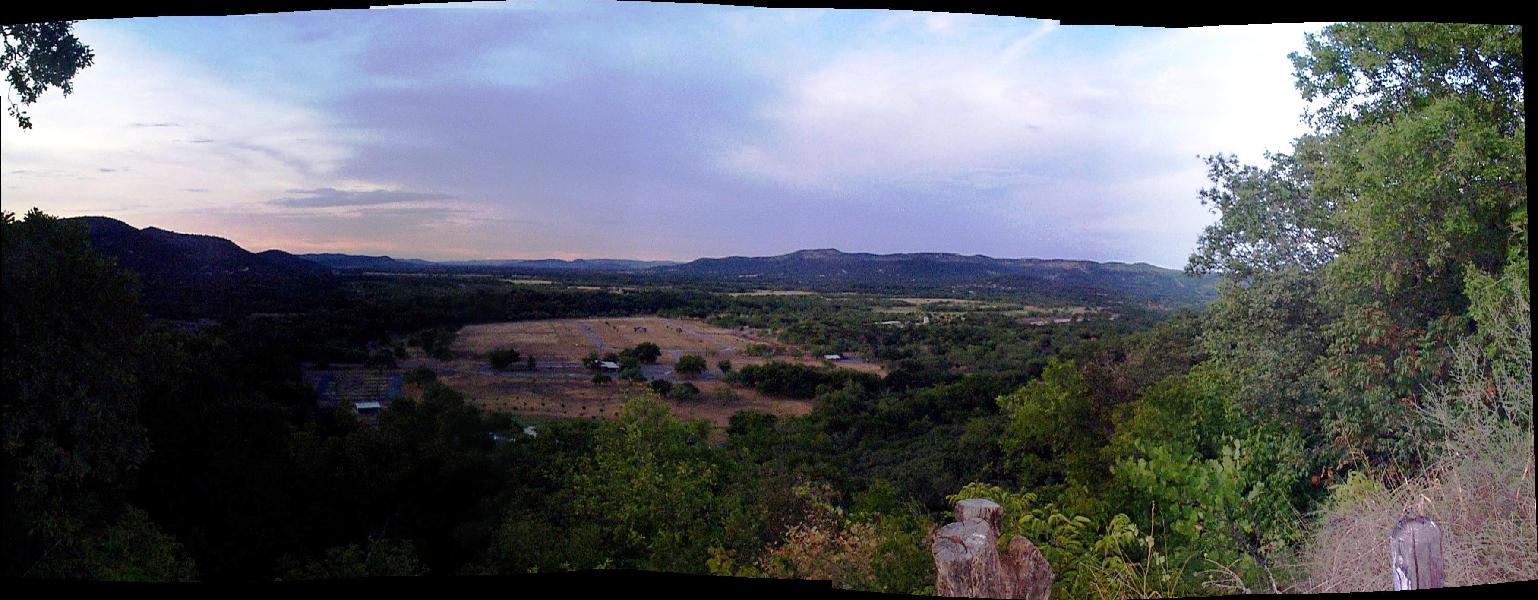 panorama from the overlook