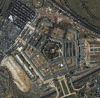 Pentagon, September 12, 2001 - copyright spaceimaging