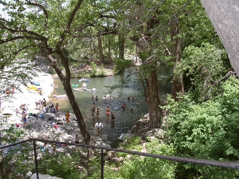 Here's a view of the springs
