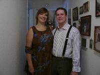 Mama and Papa, all dressed up to go see The Lion King, Houston Broadway Series