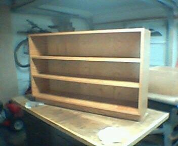 One of the shelves, all done