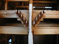 many layers of beams and supports