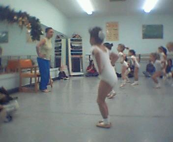Open House at ballet - Jada's class