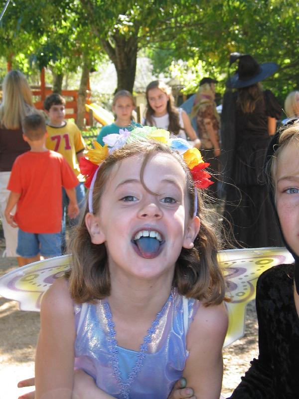 Blue tongue from Jim-Jim's water ice
