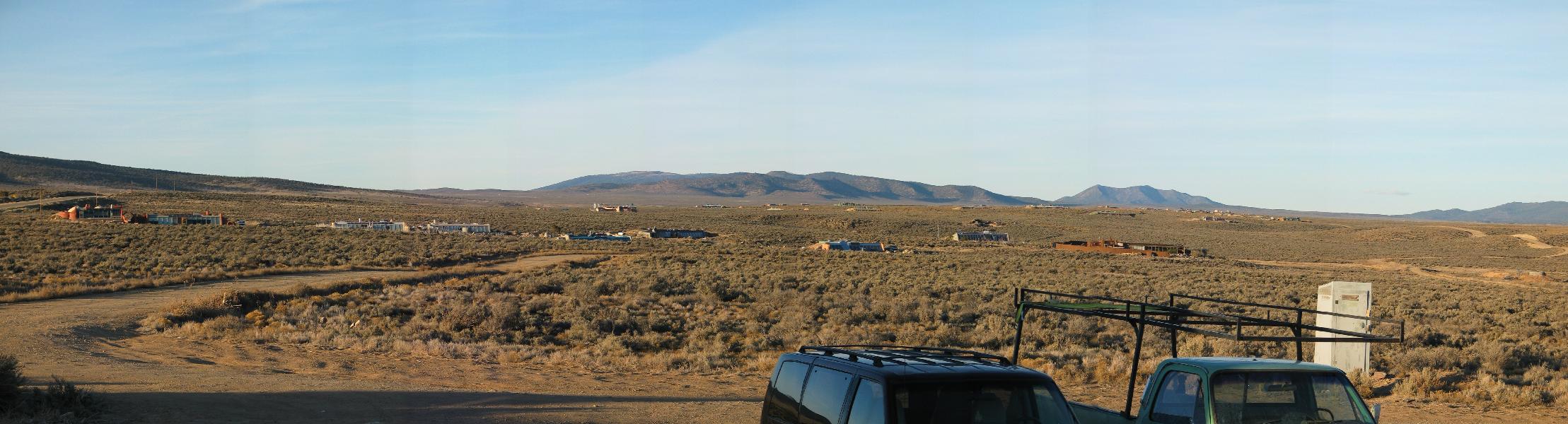Earthship community west of Taos