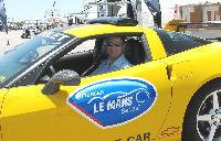 Steve in the AMLS pace car
