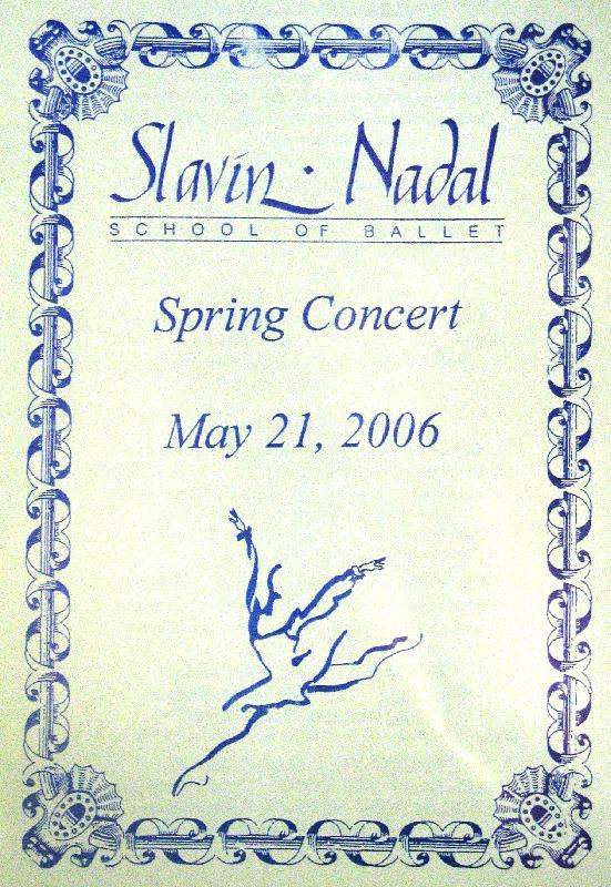 Spring Ballet Recital 2006