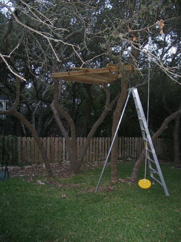 making progress on our tree house