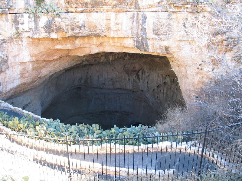 entrance to the caves
