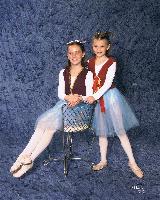 Jordan and Jada ballet portrait