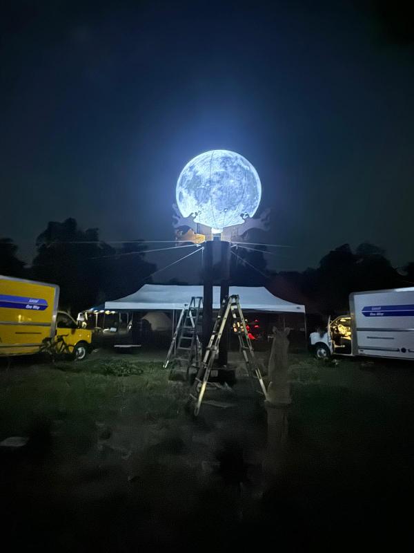 Moon over Plant Camp 
