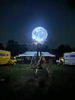 Moon over Plant Camp 
