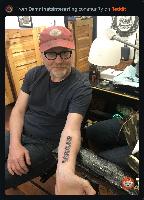 Adam Savage's ruler tattoo 
