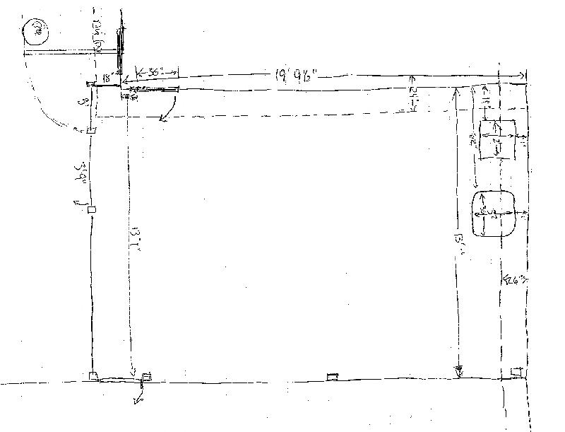 measurements - plan view