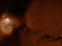 N83B - massive infant stars rock their cradle