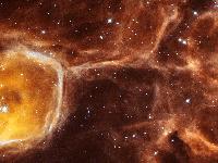 Hubble peers inside a celestial geode