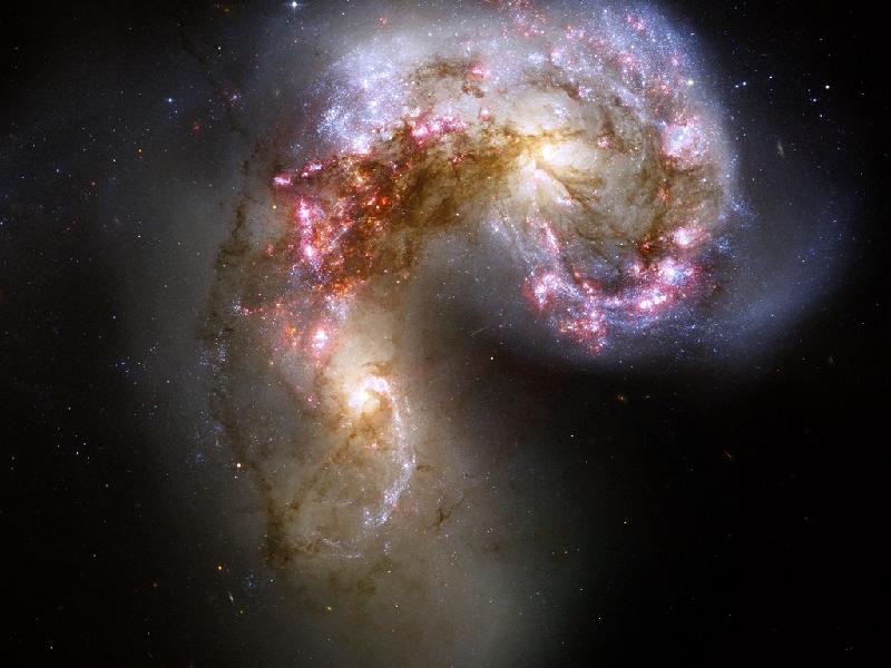 Colliding galaxies make love, not war