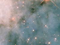 Hubble Photographs Turbulent Neighborhood Near Eruptive Star