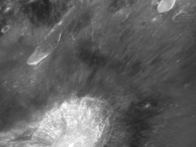 Hubble View of Aristarchus Plateau on the Moon