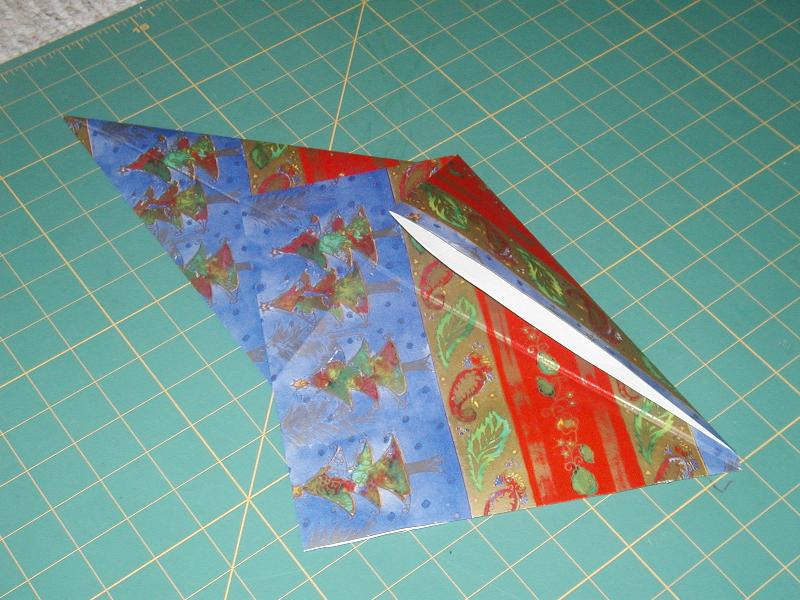 ...and do the same petal fold steps on the other side.