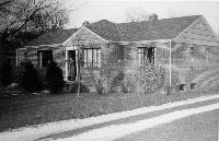 Eugenia Donie, on the porch at 77 Westfield