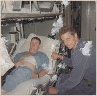 Al Ringinger and Bill Young, on the USS Repose