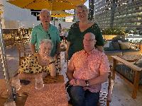 In Houston, day before surgery