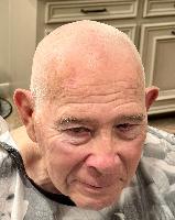 Dad getting his head shaved in support 