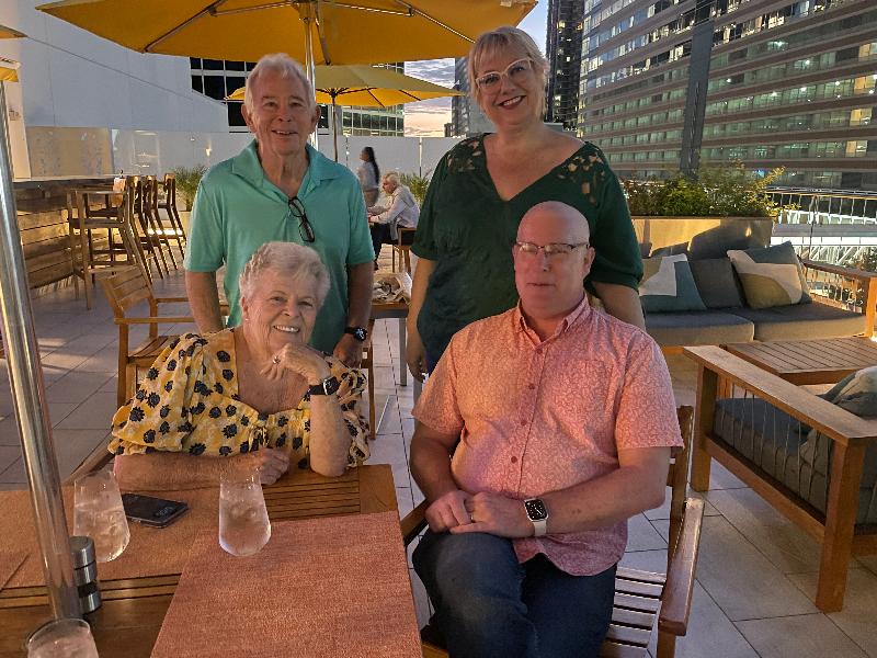 In Houston, day before surgery