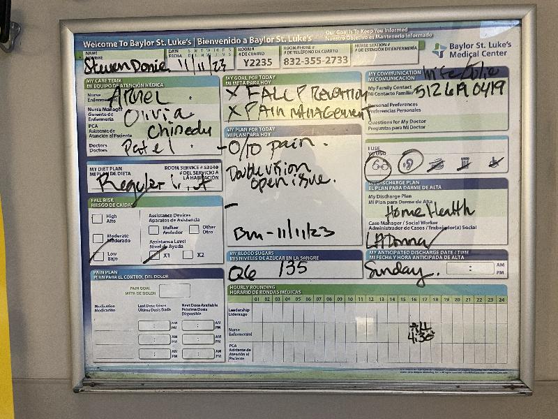 Nice. Three days post op, zero out of 10 pain. 