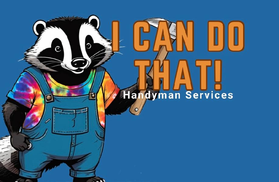 The card for my new company, I Can Do That handyman services 