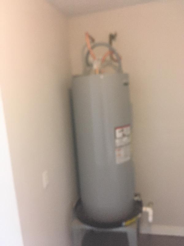 October 2018 - Laundry room - no drywall damage 
