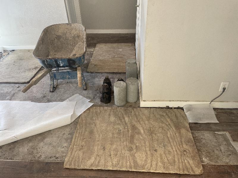 July 2022 - excavations begin - internal holes 
