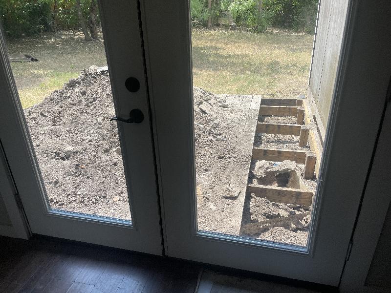 July 14 2022 - back deck 
