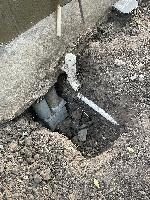 July 15 2022 - side - drain line repair 
