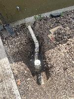 July 23 2022 - drain line in back yard <br/> 