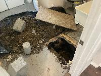 July 8 2022 - laundry room, strange foundation/floor<br/>