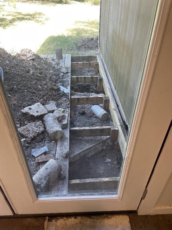 <br/>July 2022 - Deck outside back door  